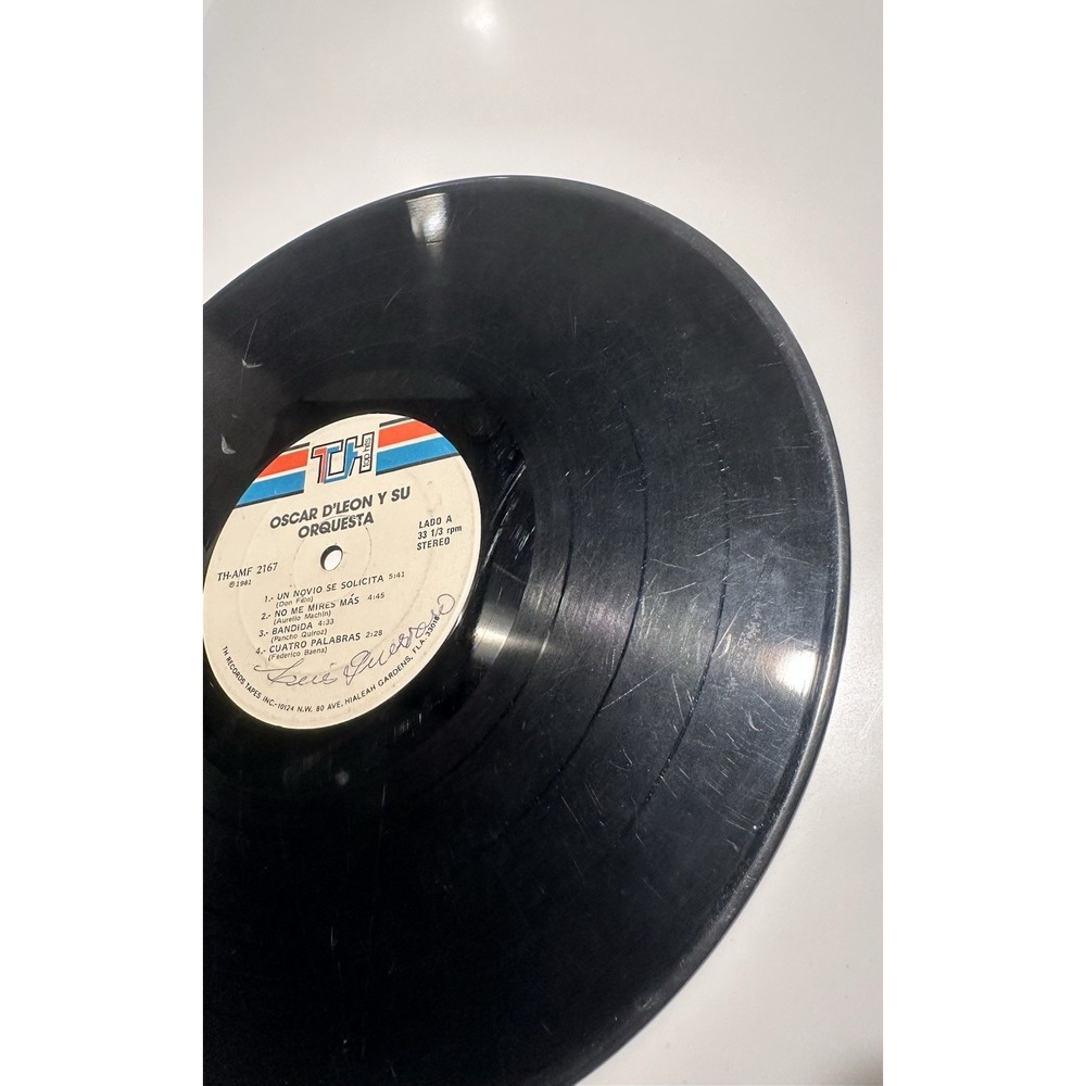 Oscar D'Leon A Mi Si Me Gusta Asi Vinyl LP 1981 TH-AMF-2167 Salsa Record - Picture 12 of 13